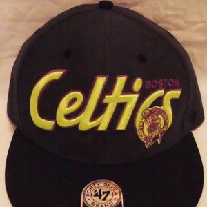 Boston Celtic Hardwood Classic Snapback Cap Baseball Hat 47 Brand NBA Deco